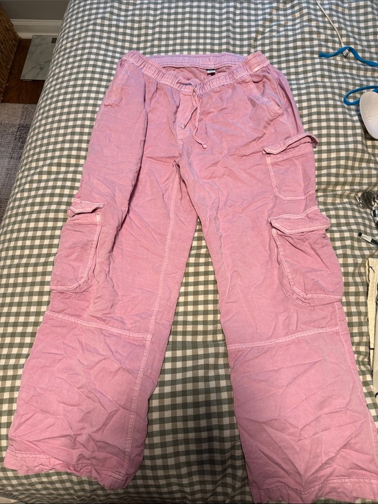 Old Navy Pants - Old Navy Pink Cargo Jogger Pants